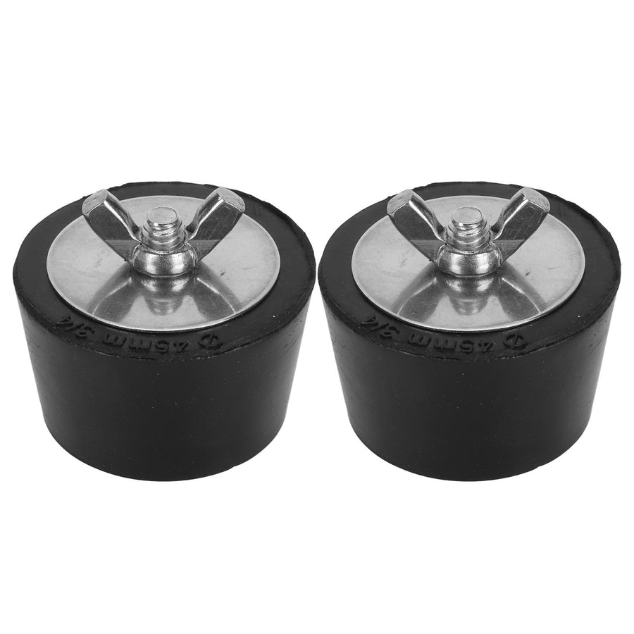 2PCS Pool Winterizing Plug Rubber Stainless Steel Pool Winter Expansion Plugs for Swimming Pool Pipework Winter Fittings 45mm/1.8in