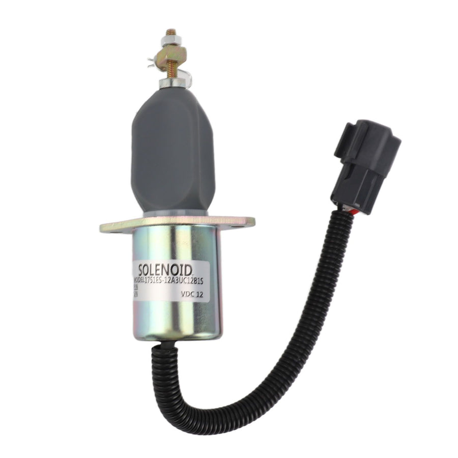 12V Fuel Shut Off Solenoid 1751ES 12A3UC12B1S Accurate Fuel Cut Off Stop Solenoid Valve for Generator Engine