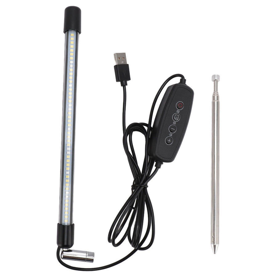 48 LEDs Plant Lamp with 4H 8H 12H Timing 6 Modes Full Spectrum 5W USB 5V Telescopic Small Grow Light for Indoor Plants
