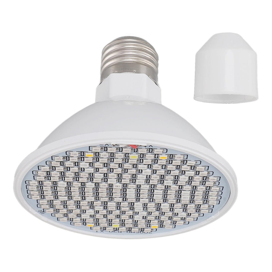 8W Indoor Plant Lamp Bulb 200 LED Heat Dissipation Full Spectrum Plant Grow Light Bulb for Home Greenhouse 110 to 220V