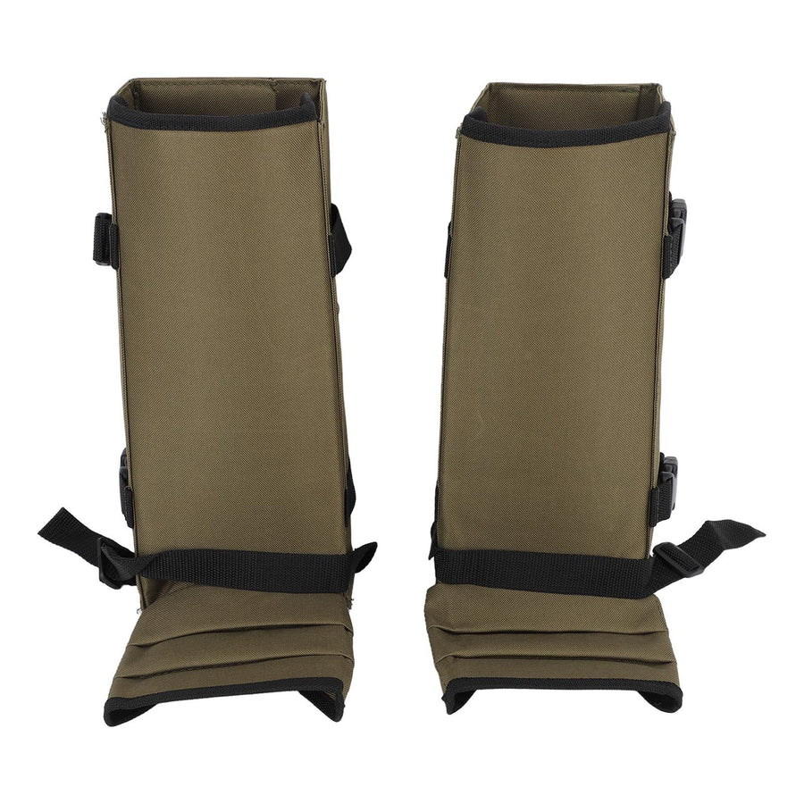 1 Pair Snake Gaiters Polyester Fiber Breathable Lightweight Snake Proof Leg Cover for Hiking Camping Mountaineering OD Green