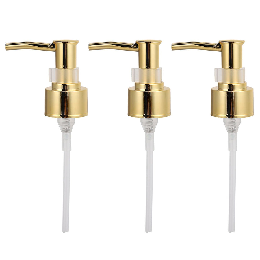 Perfume Bottle Pump Shampoo and Conditioner Bottle Nozzle for Soap Lotion Massage Oil BottleGolden