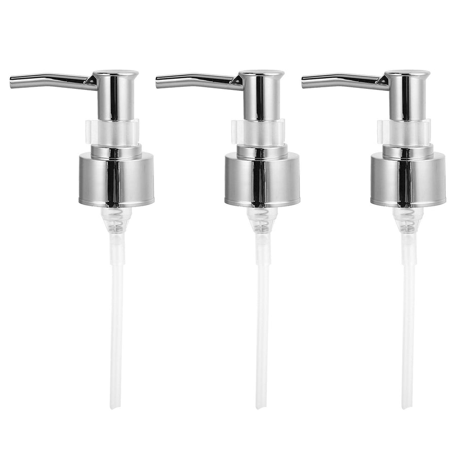 Perfume Bottle Pump Shampoo and Conditioner Bottle Nozzle for Soap Lotion Massage Oil BottleSilver