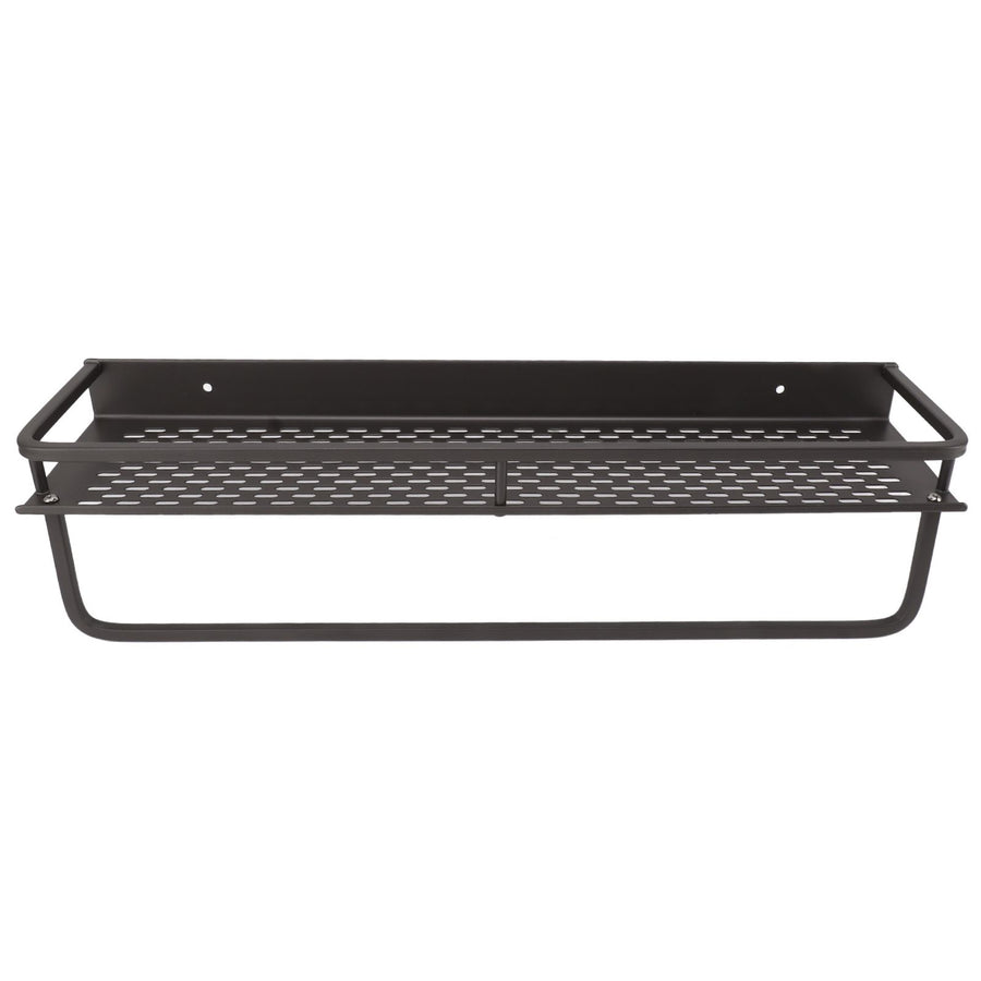 Shower Caddy Grey Shower Organizer Shelf Easy Install Aluminium Alloy Large Capacity Shower Accessory for Bathroom Home 50cm / 19.7in
