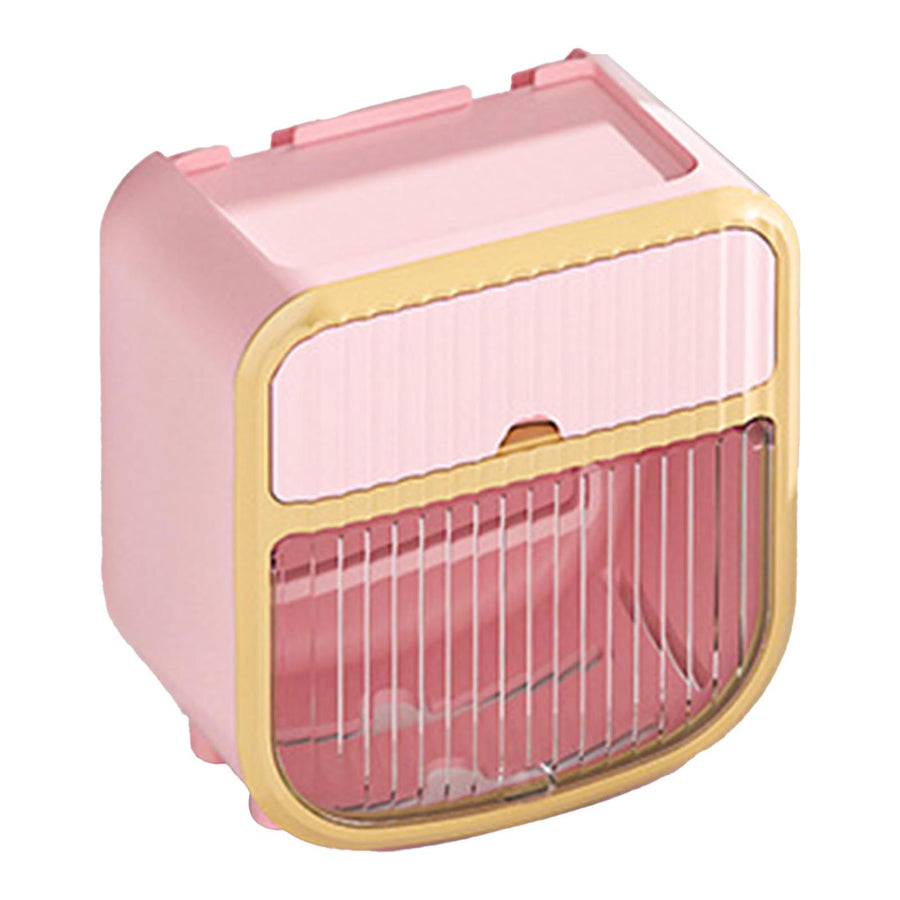 Toilet Paper Holder Wall Mounted Bathroom Tissue Roll Paper Towel Holder Tissue Dispensers for Household Pink