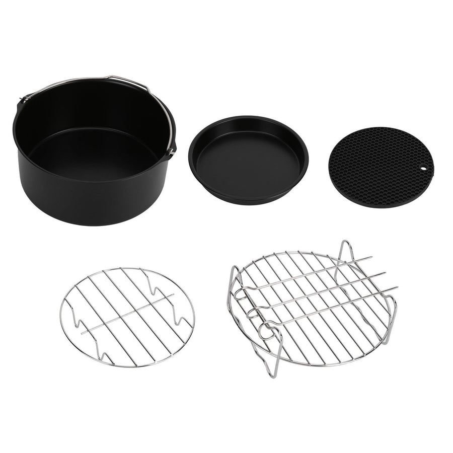 Fryer Accessories Pizza Pan Cake Pan Silicone Pad Skewers Grill Rack Baking Tray for 7in Fryer