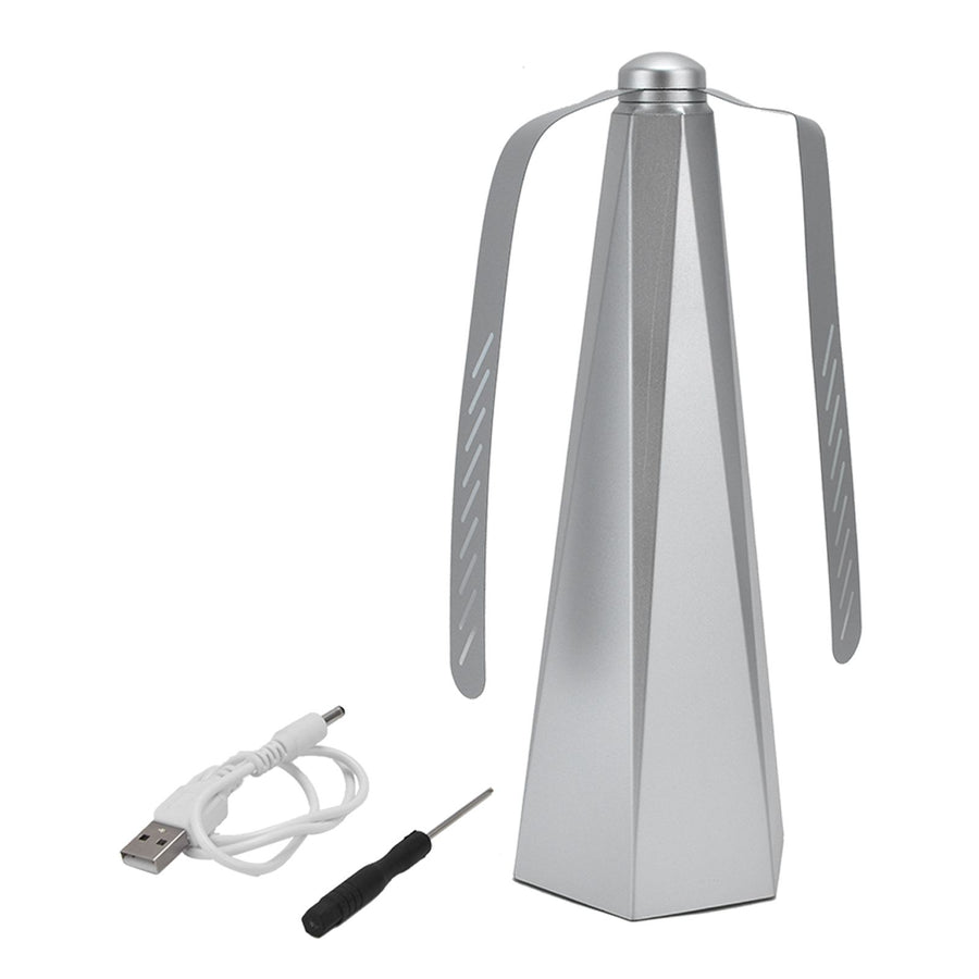 Fly Fan USB Power Supply Light Weight 3 Blades Outdoor Bug Repellent Tool for Picnic Table