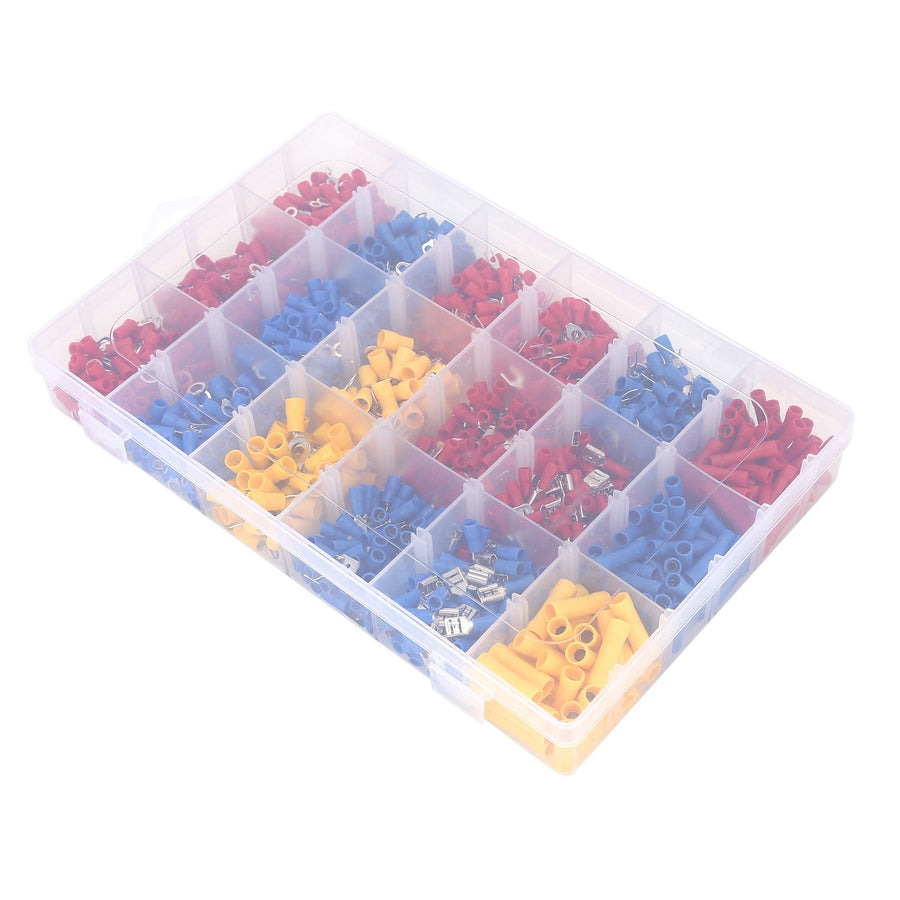 1200PCS Wiring Terminal Mini Portable Copper Tube Insulated End Wire Connector Kit1200PCS