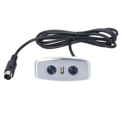 Electric Sofa Controller Zinc Alloy USB Port Power Recliner Hand Control for Lift Chairs