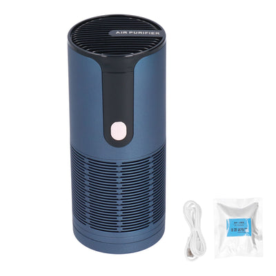 10 Million Negative Ion Air Purifier Portable Air Cleaner 3 Gear Adjustment for Home Car Accessories USB ChargingBlue