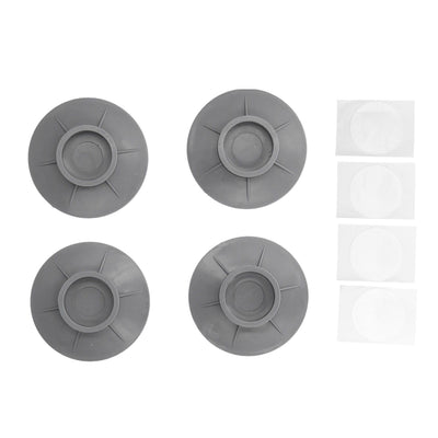 4Pcs Vacuum Suction Cup Design Washing Machine Feet Pad Non Slip Anti Vibration Noise Reduction Pad