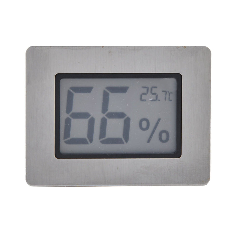 Embedded Design LCD Electronic Thermometer Hygrometer for Cigar Box Guitar Case Wine Cabinet