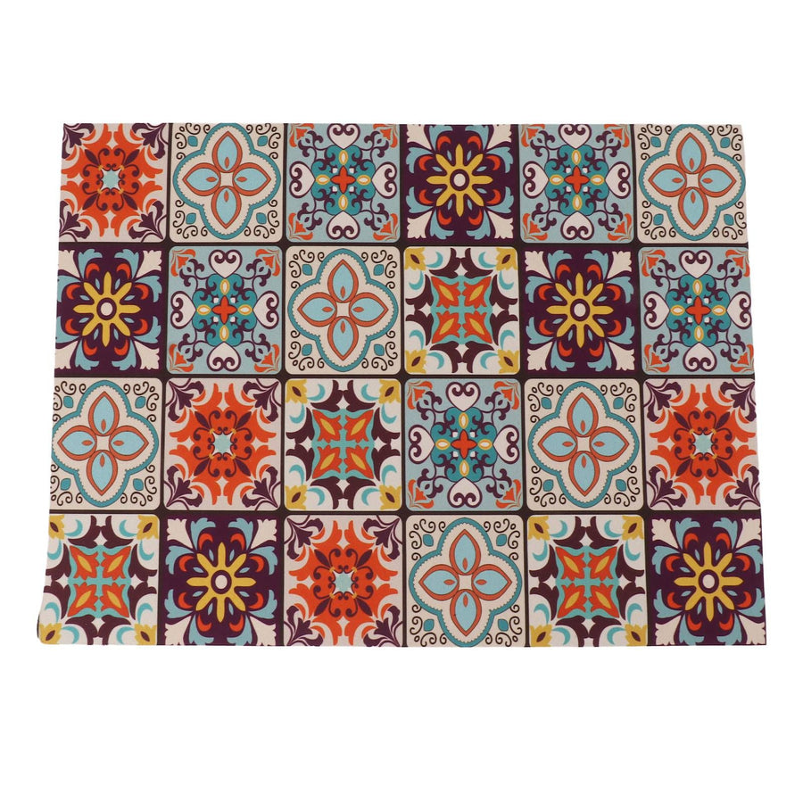 Coffee Bar Mat 3.5mm Thick Bright Colors Anti Slip Rubber Backed Waterproof Dish Drying Mat for Kitchen Dining Room 11.8in Wide and 15.7in Long