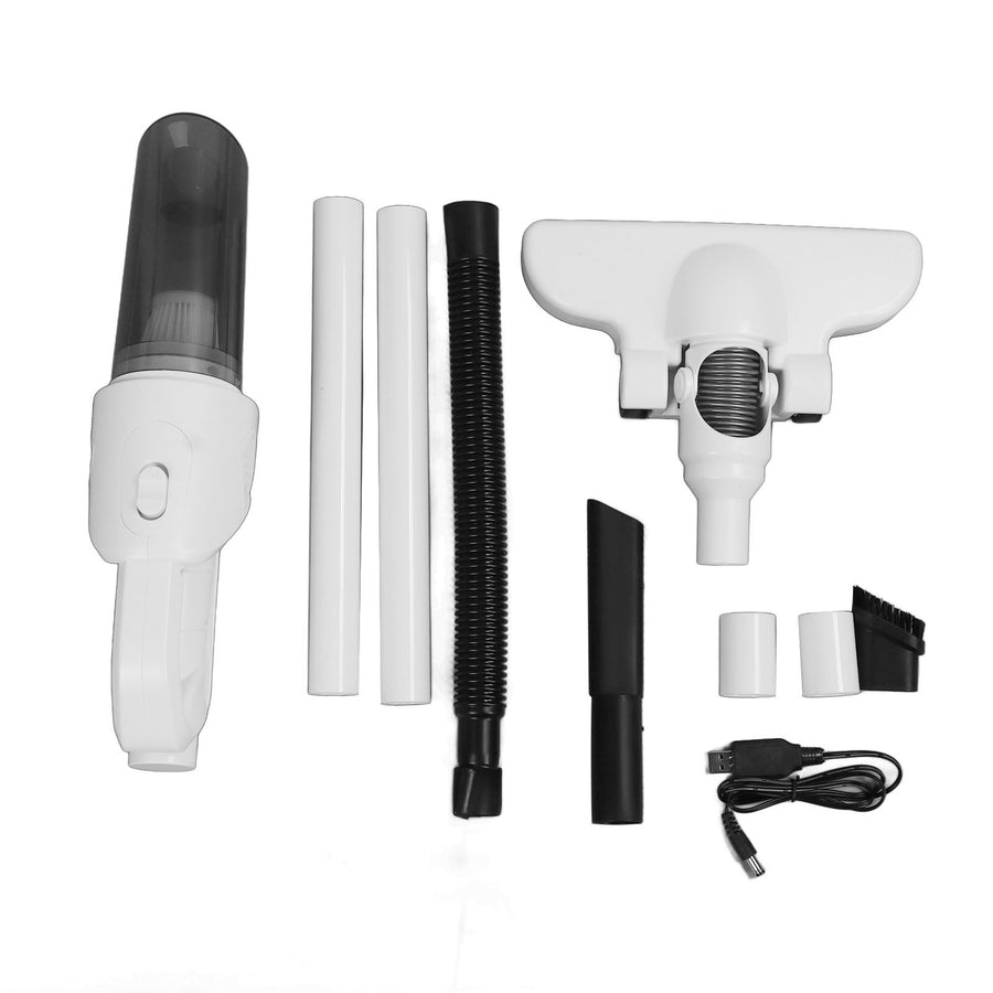Home Lightweight Stick Vacuum Cleaner Powerful Suction Cordless Multi Surfaces Lightweight 2 in 1 Handheld Vacuum White