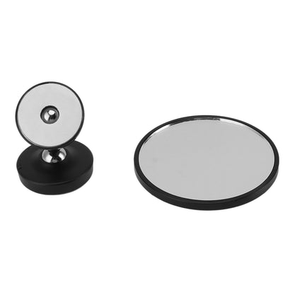 Coffee Maker Magnetic Mirror with 360° Rotating Base Aluminum Alloy Dual Ball Joints Coffee Flow Rate Observation Reflector Mirror Black