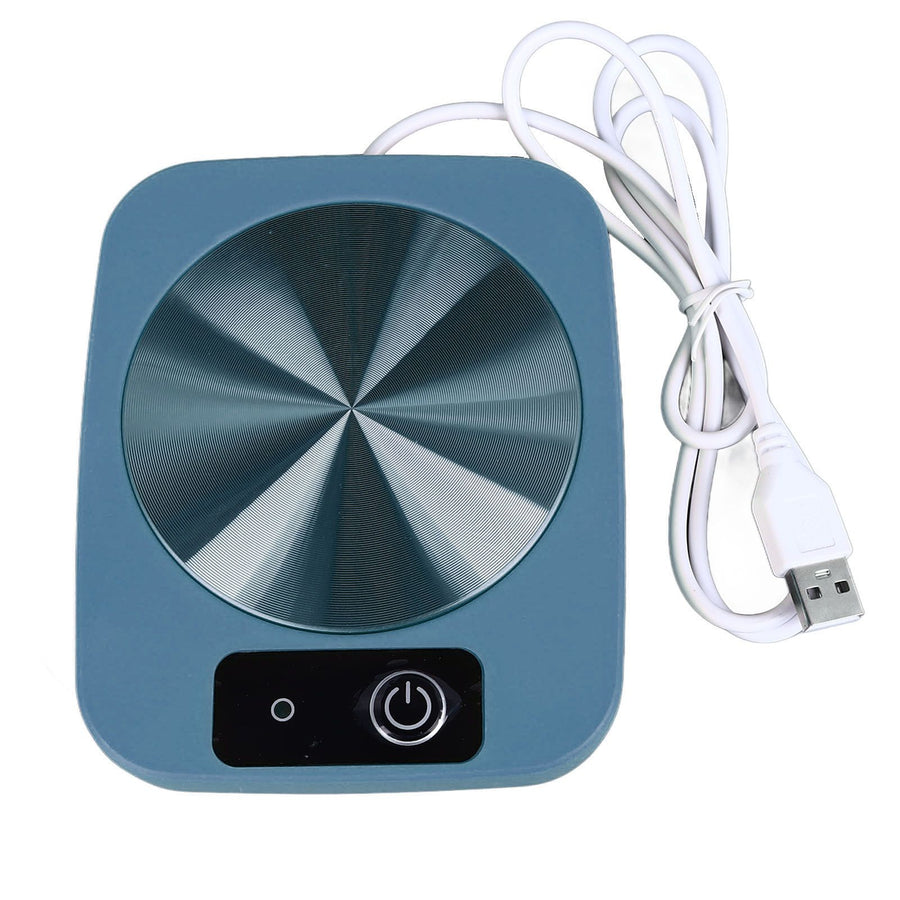 Coffee Warmer Smart Constant Temperature USB Powered Portable Mug Warmer for Office Travel Home Blue