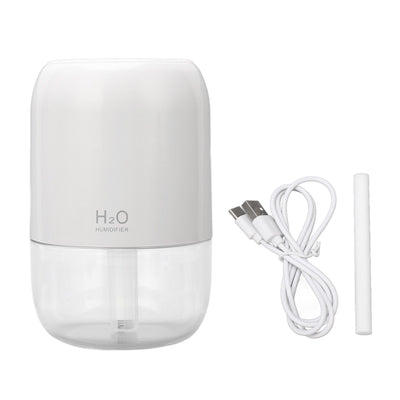 200ml Aromatherapy Diffuser Aroma Diffuser Aromatherapy Machine Mist Humidifier with 7 Colorful Ambient Lights for Household Bedroom Car Desktop White