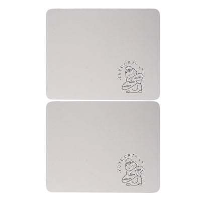 2PCS Coffee Bar Mat Multifunctional Prevent Slip Waterproof Shockproof Absorbent Dish Drying Mat for Kitchen Counter 30x40cm / 11.8x15.7in
