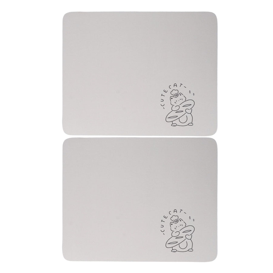 2PCS Coffee Bar Mat Multifunctional Prevent Slip Waterproof Shockproof Absorbent Dish Drying Mat for Kitchen Counter 30x40cm / 11.8x15.7in