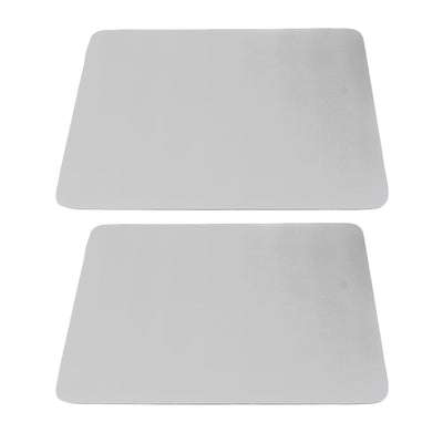 2Pcs Coffee Mat Drying Pad Super Absorbent Prevent Slip Shock Absorption Easy to Clean Coffee Bar Mat for Countertops Coffee Machine Light Gray 30x40cm / 11.8x15.7in