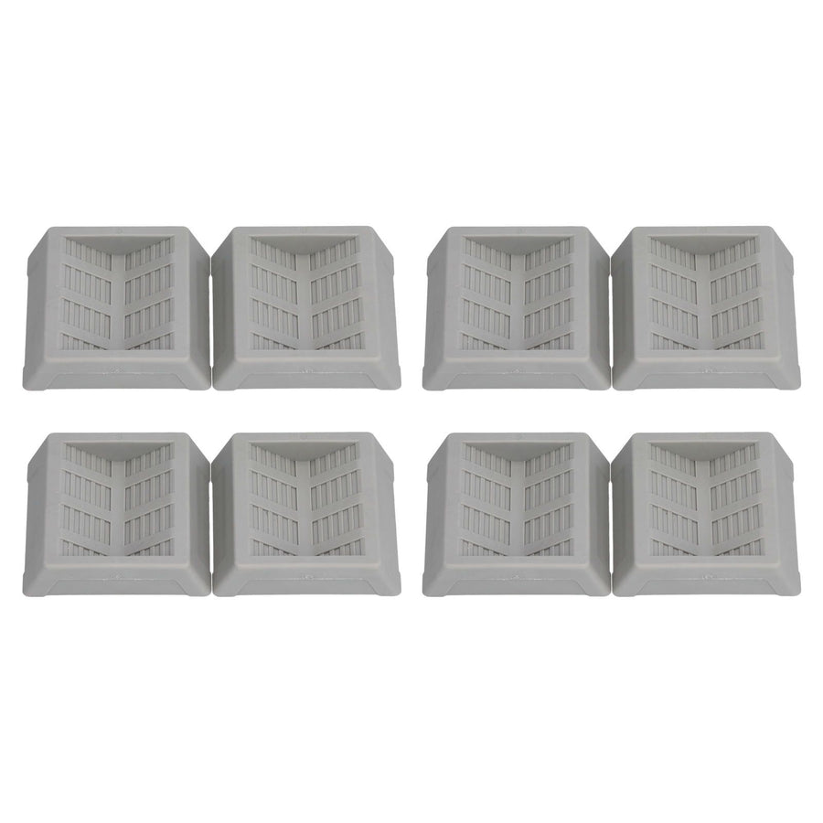 8PCS Rubber Caster Cups Furniture Wheel Stoppers Floor Protector for Bed Office Chair Cabinet Sofa Closet Wheels