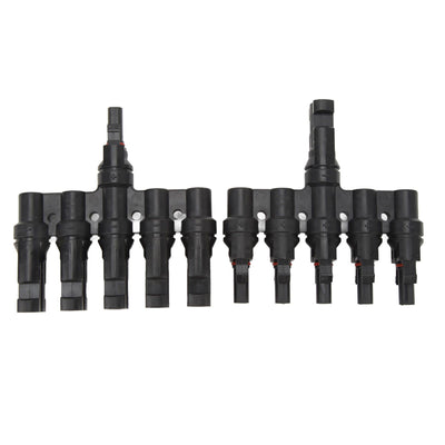 Solar T Branch Connector 1 to 5 PPO IP67 Waterproof Female Male Safety Protection Solar Panel Power Accessory