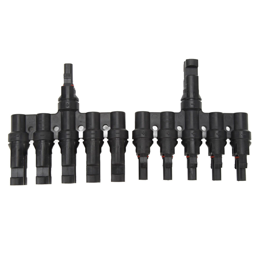 Solar T Branch Connector 1 to 5 PPO IP67 Waterproof Female Male Safety Protection Solar Panel Power Accessory