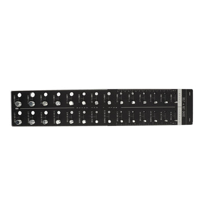 Nut and Bolt Thread Checker 28 Size Inch and Centimeter Carbon Steel Aluminium Alloy Accurate Easy Use Identifier Gauge