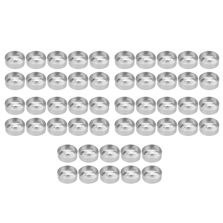 50Pcs Candle Base Longer Life Durable Heat Resistant DIY Material for Making Candles Mold Container