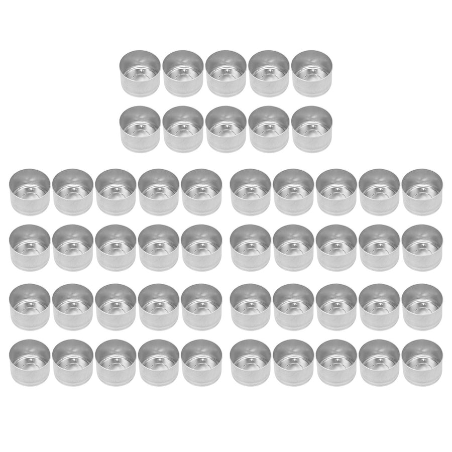50Pcs Candle Base Longer Life Durable Heat Resistant DIY Material for Making Candles Mold Container