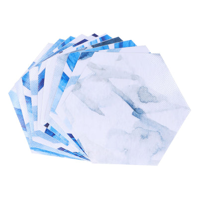 3 Dimensional Simulation Hexagonal Tile Sticker PVC Self Adhesive Anti Slip Floor Sticker for Home