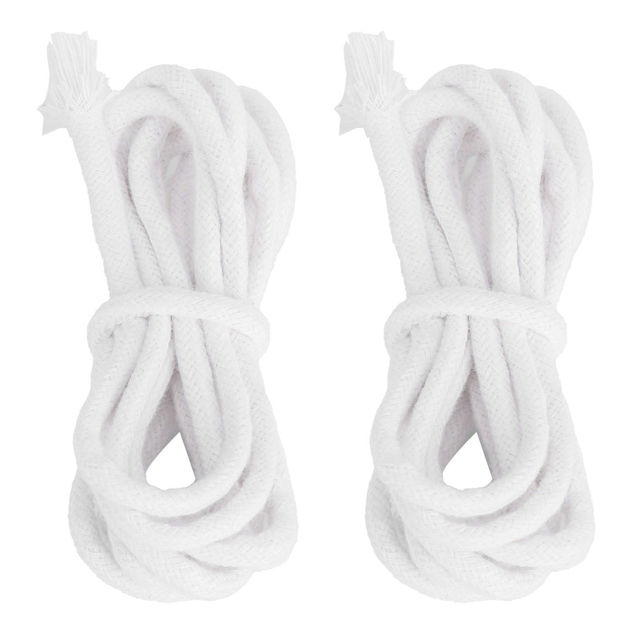 2pcs Candle Wicks Good Oil Absorbency Combustion Durable Braid Cotton Candle Wick for DIY Oil Lamp5mm