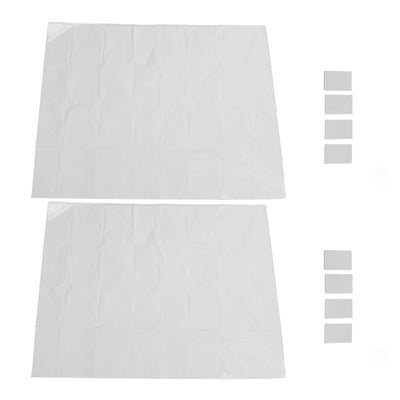 2 Sets Christmas Window Projector Screen HD Effect Lasting Easy Operate Movie Display Cloth for Home