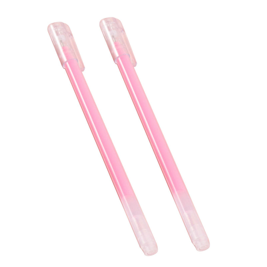 2pcs Highlighters Set Marker Pens Suitable for Journaling Highlighting Underlining Taking Notes Pink