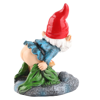 Dwarf Decorative Ornaments Durable Resin Decor Cute Gnome Figure Decorations for Home Outside Yard Decor