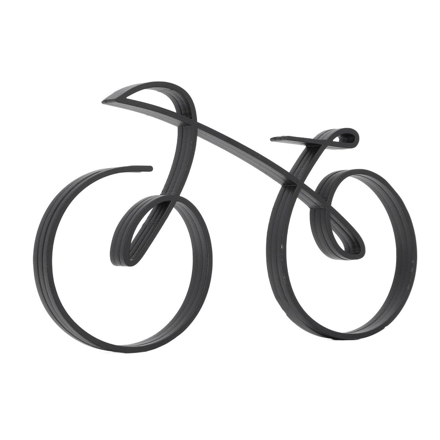 Minimalistic Bike Sculpture Metal Modern Wire Framed Style Bike Ornament Home Decoration Gift