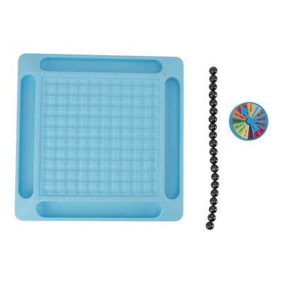Magnetic Chess Game Set Magnet Rock Game Promote Concentration with Punishment Wheel for Parent Child Interaction