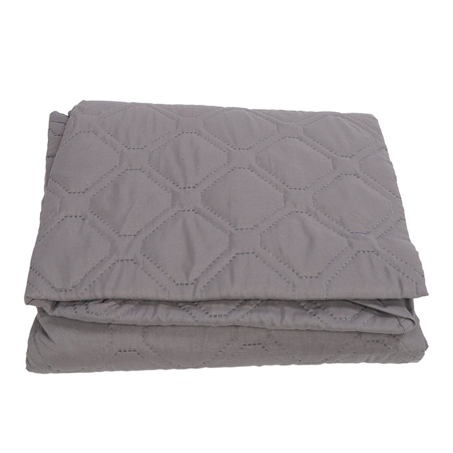 Mattress Cover Waterproof Dustproof Skin Friendly Cotton Insert Design Bed Fitted Sheet Protector for Children Elderly People Bedding Products Gray 135x190cm / 53.1x74.8in 45cm / 17.7in