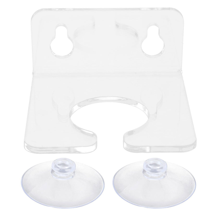 Bathtub Wine Glass Holder with Suction Cups Transparent Acrylic Portable Goblet Rack for Home Bathroom
