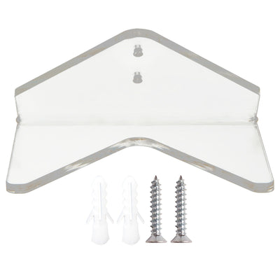 Skateboard Display Rack Stand Transparent Acrylic Wall Mount Hanger Holder for Home Office Use