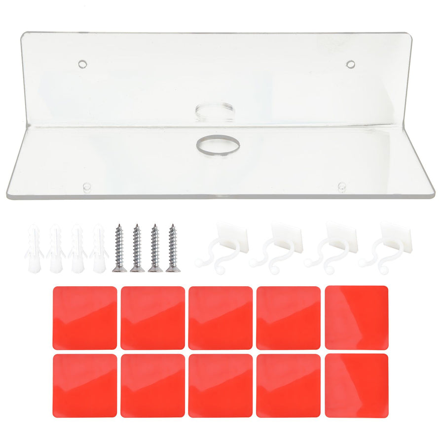 Wall Mounted Toy Holder Shooting Model Toy Acrylic Display Stand Rack Bracket Transparent