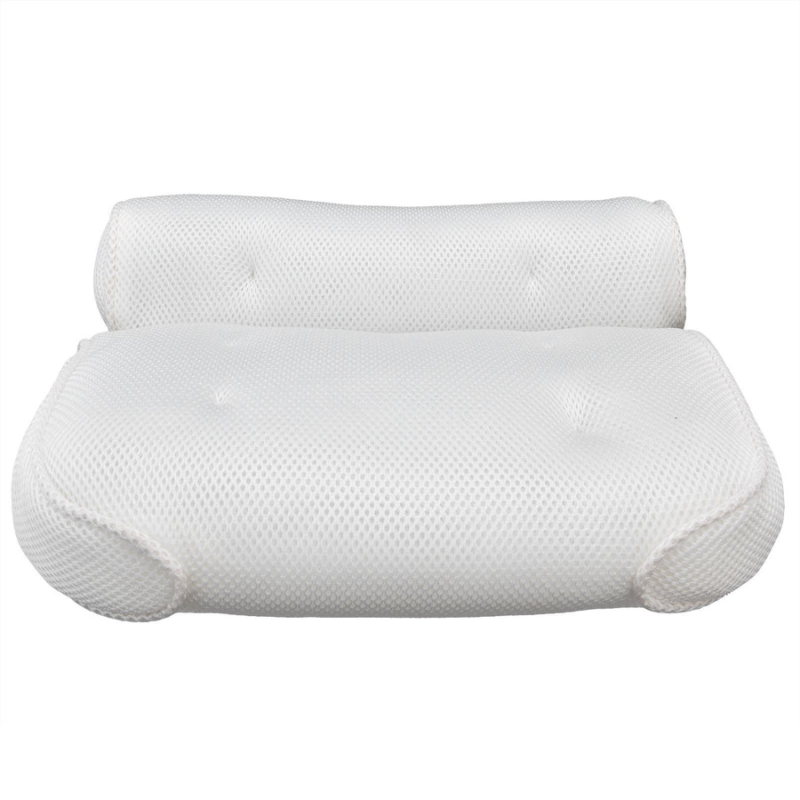 Mesh Bathroom Pillow Soft Comfortable Suction Cup Pillow Bath Tub Pillow for Shower Room
