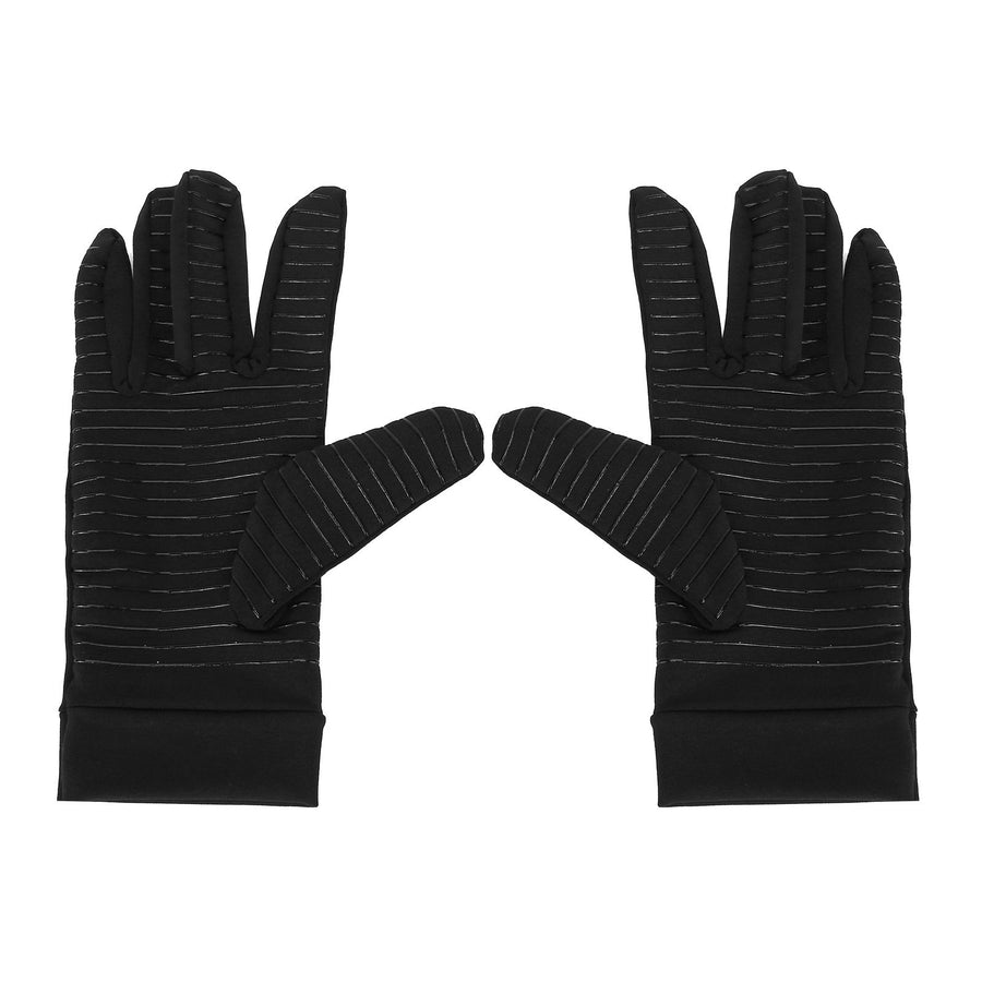 Arthritis Gloves Full Finger Copper Fiber Comfortable Soft Breathable Odorless Compression Gloves for Gaming CookingL
