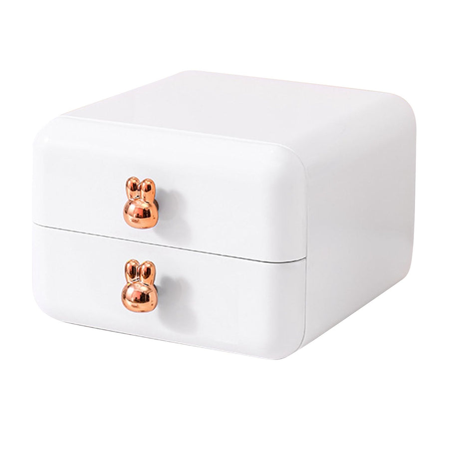 Desktop Drawer Jewelry Hair Accessories Sundries Storage Box Tabletop Organizer for Bedroom Dormitory Office