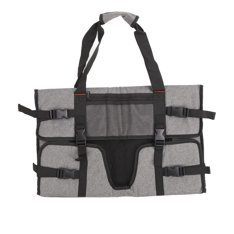 24in Computer Monitor Storage Bag Portable Computer Monitor Carrying Bag Travel Carrying Case For Screens and Monitors Gray