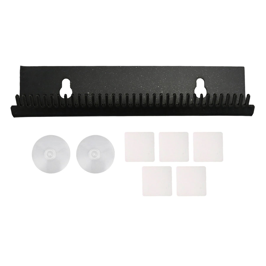 Hair Bun Extension Hanger Acrylic Lightweight Hair Extension Display Holder for Home Shops Black