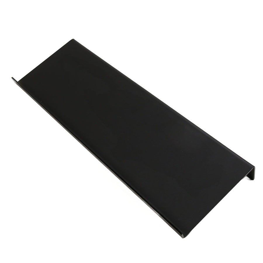 Acrylic Tilted Computer Keyboard Holder Low Front Lip Polished Finish Keyboard Riser Keyboard Holder for Office Black