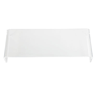 Monitor Riser 50lb 3.5inch Height Improve Sitting Posture Reduces Neck Eyes Pressure Space Saving Acrylic Computer Stand for Bedroom Study Transparent