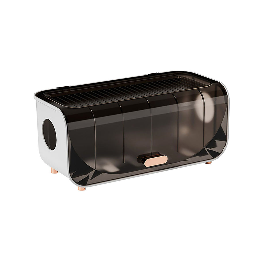 Cable Management Box Plastic Easy Assemble Safety Protection Cord Organizer Box for Power Strips Chargers Adapters Wires Coffee