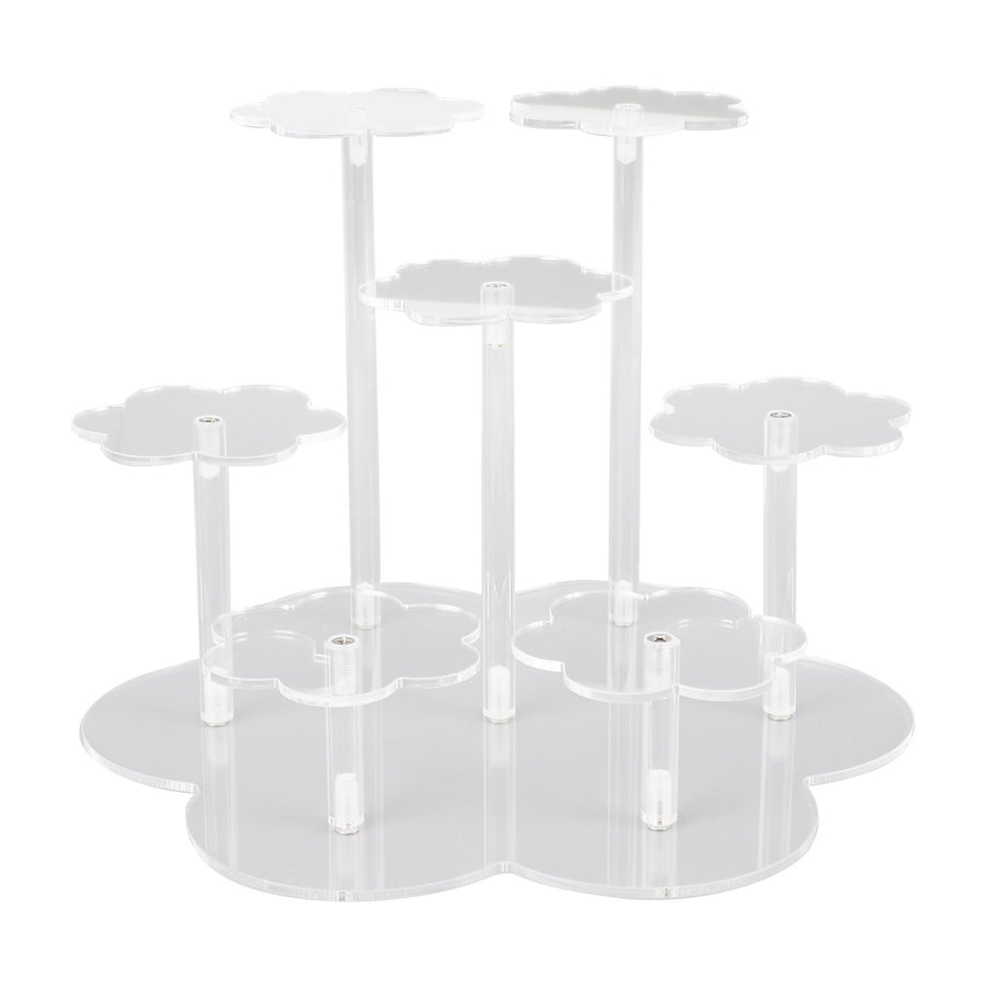 Acrylic Display Stand Figures Perfume Organizers Storage Risers Cupcake Dessert Conutertop Desktop Decoration Organizer Transparent